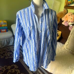 Abercrombie & Finch strip shirt Size M